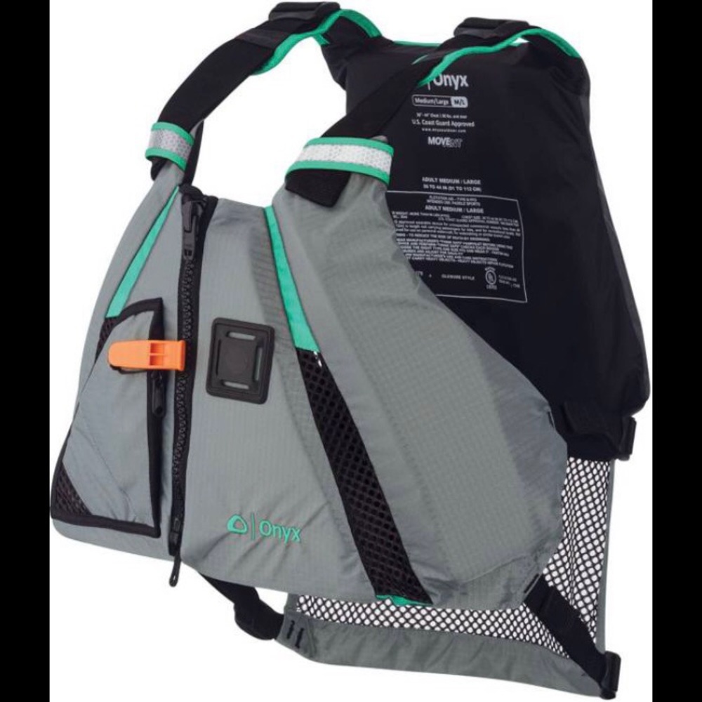 Onyx MoveVent Dynamic Life Vest NWT new with tags kayak paddleboard canoe PFD